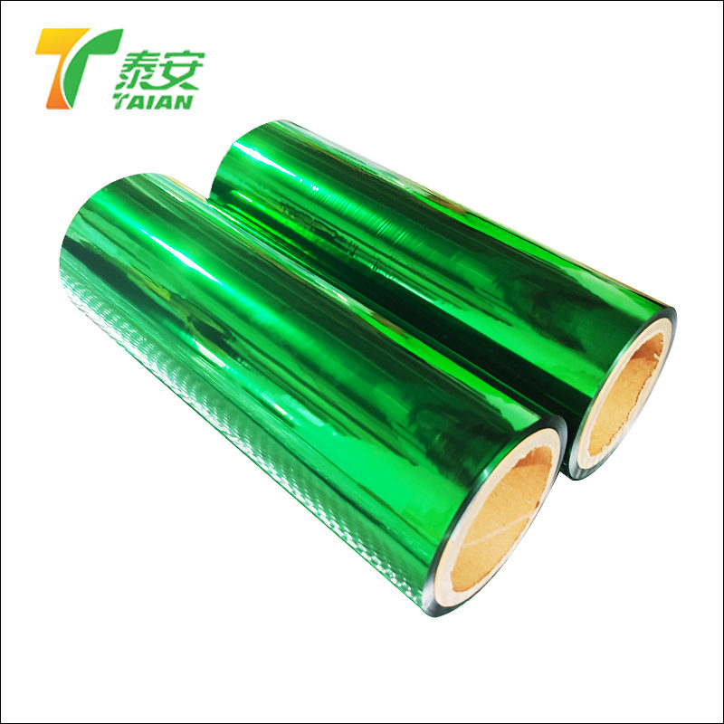 စာရွက်စာတမ်းများအတွက် PET Metalized Thermal Lamination Film